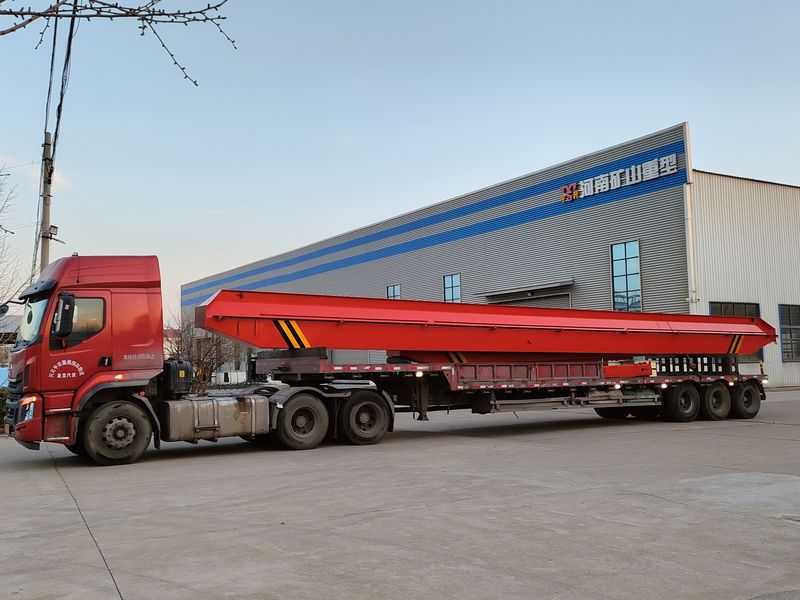 2臺電動單梁起重機，發往河北邯鄲